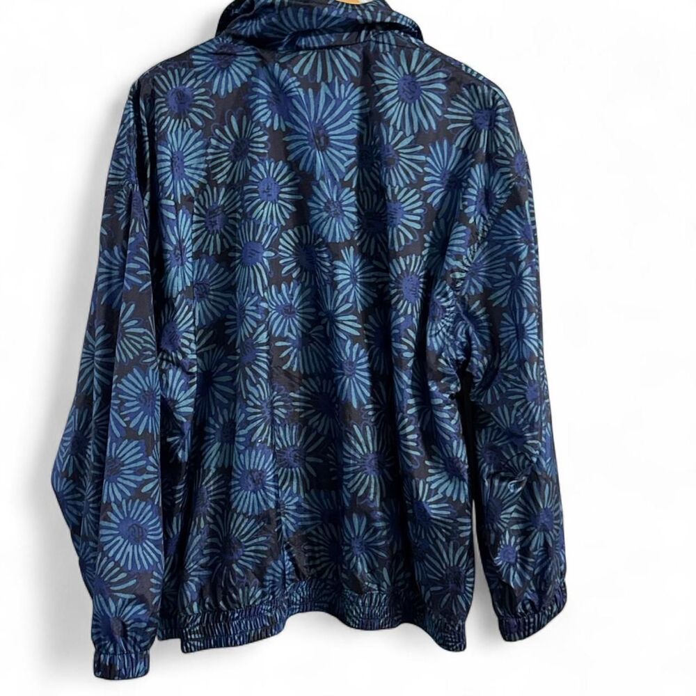 Pro Spirit Women's Blue Flowers Jacket Large - Picture 5 of 6